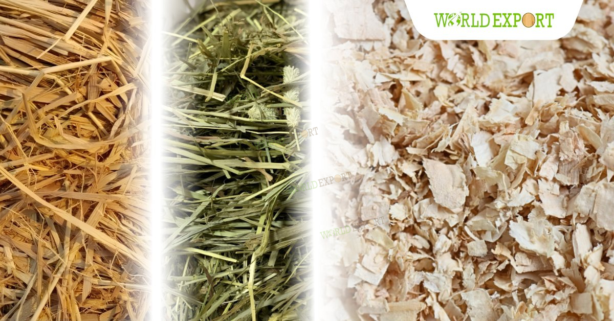 straw hay wood shavings poultry bedding guide