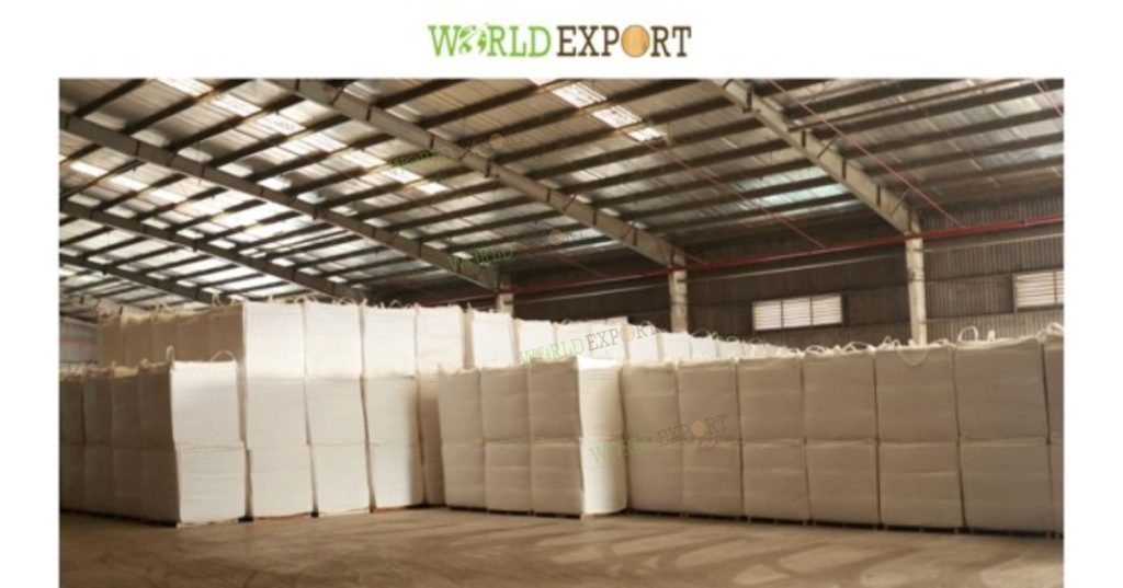 Industrial-grade wood shavings packaged in bulk for global distribution, ensuring reliable supply and export compliance