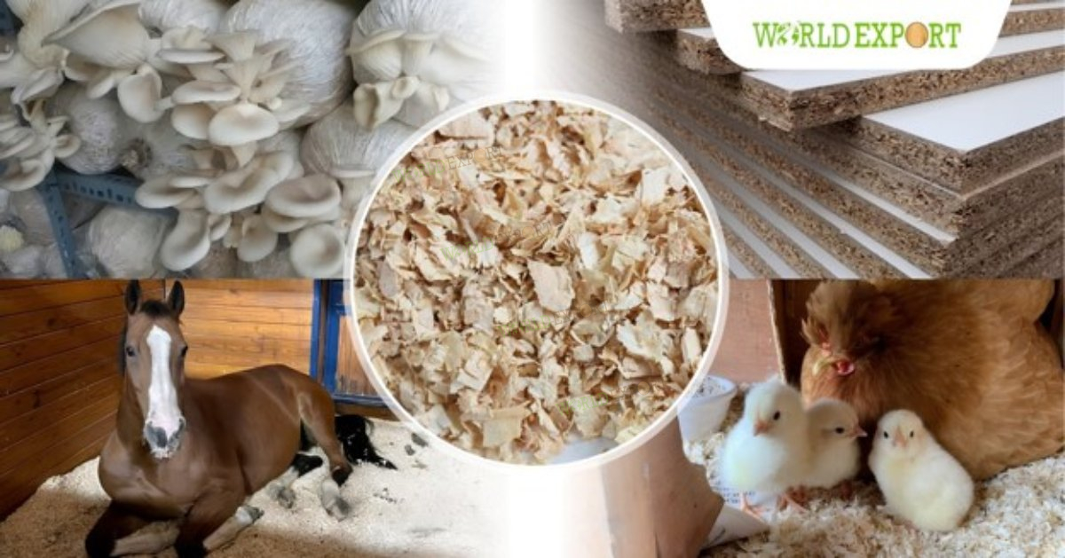 Uses of wood shavings in industry